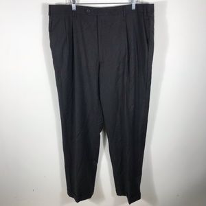 Enzo Mantovani Men's Zignone Wool Cashmere Blend Charcoal Dress Pants 42x32